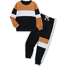 mkodopy Boys Clothes Hoodie Sweatsuits Tops and Pants Boys Fall Winter Outfits Boy Clothing Set