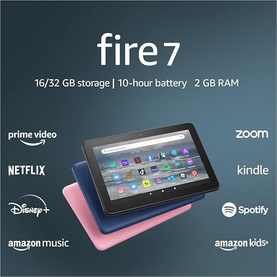 Certified Refurbished Amazon Fire 7 tablet, 7” display, 32