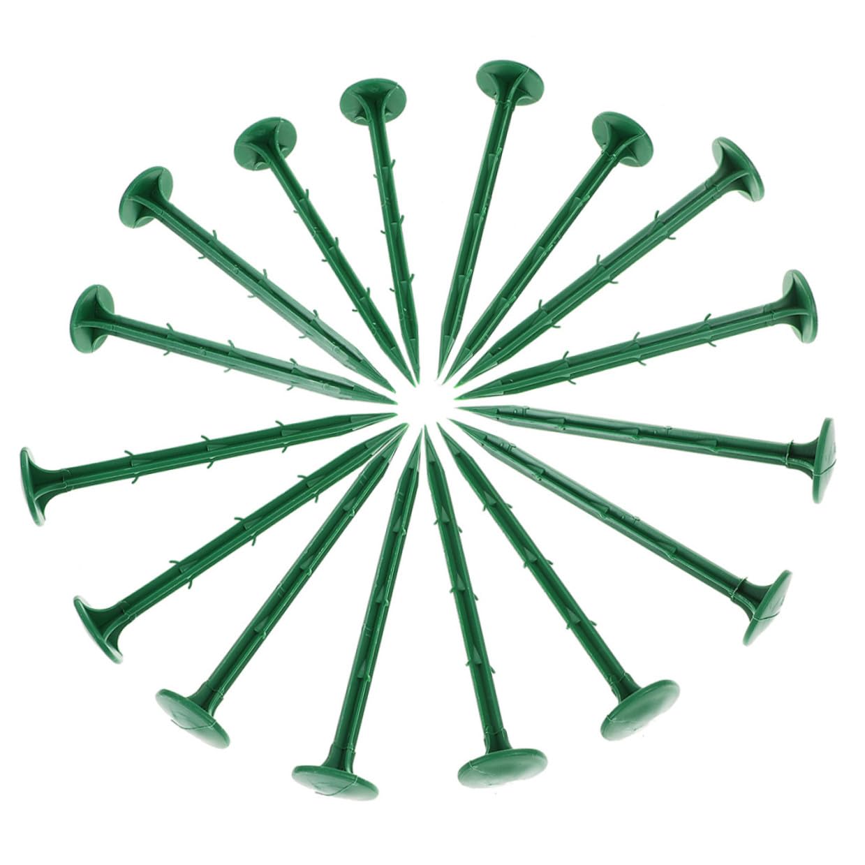 Piquets en Plastique Verts 150 Pièces pour Toile Anti-