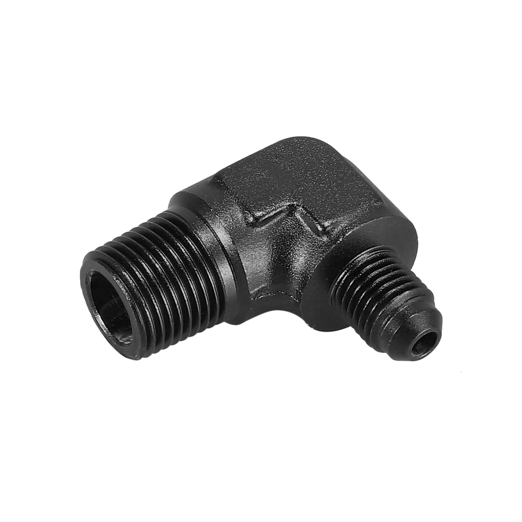 SINTLY 3/8" NPT A 8AN Flare Macho AN8 Adaptador Recto De Aluminio Negro