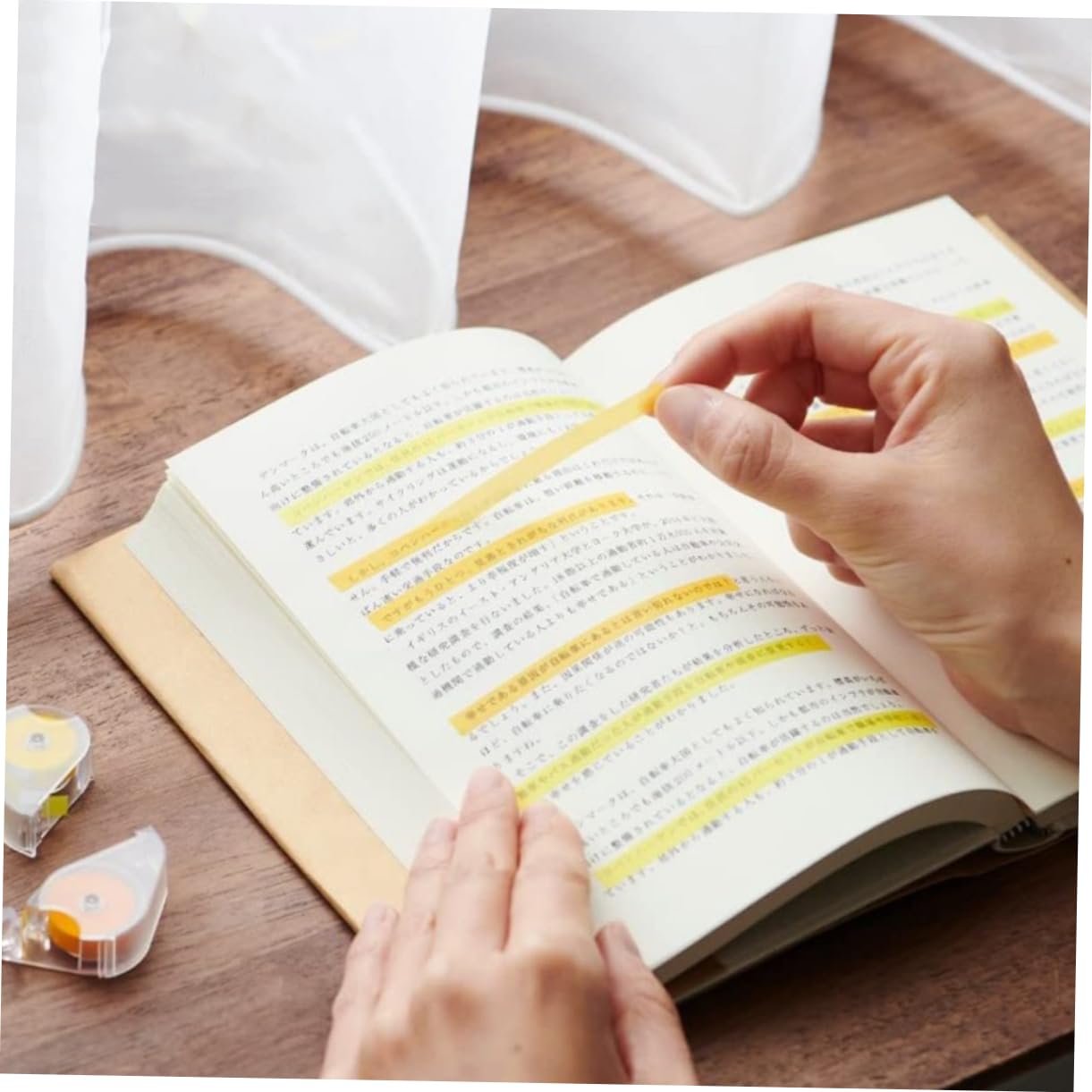 ARTIBETTER 3 Set 3 Set Di Segnalibri Adesivi Linguette Per Promemoria Strisce Pastello Trasparenti Riutilizzabili Evidenziatori Colorati Accessori Per L'Apprendimento 15 fogli*3