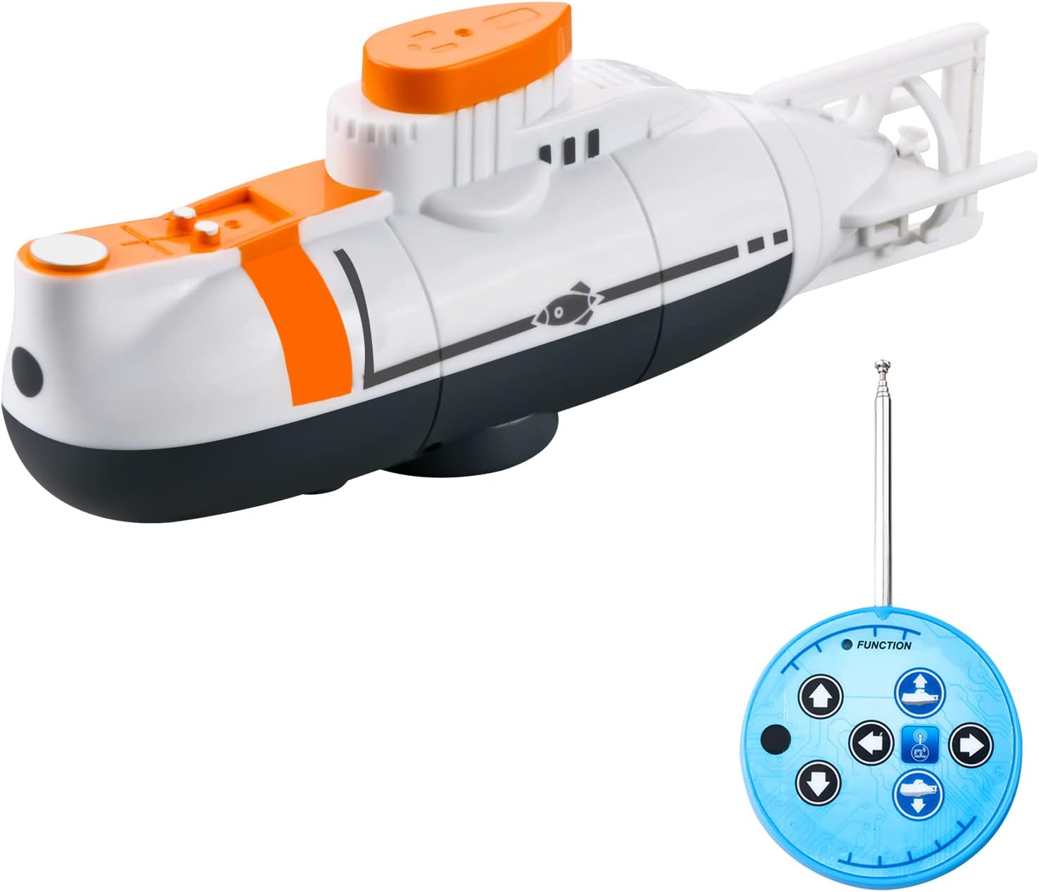 Mini RC Submarine RC Boat Remote Control Boat Waterproof RC Toy for Kids
