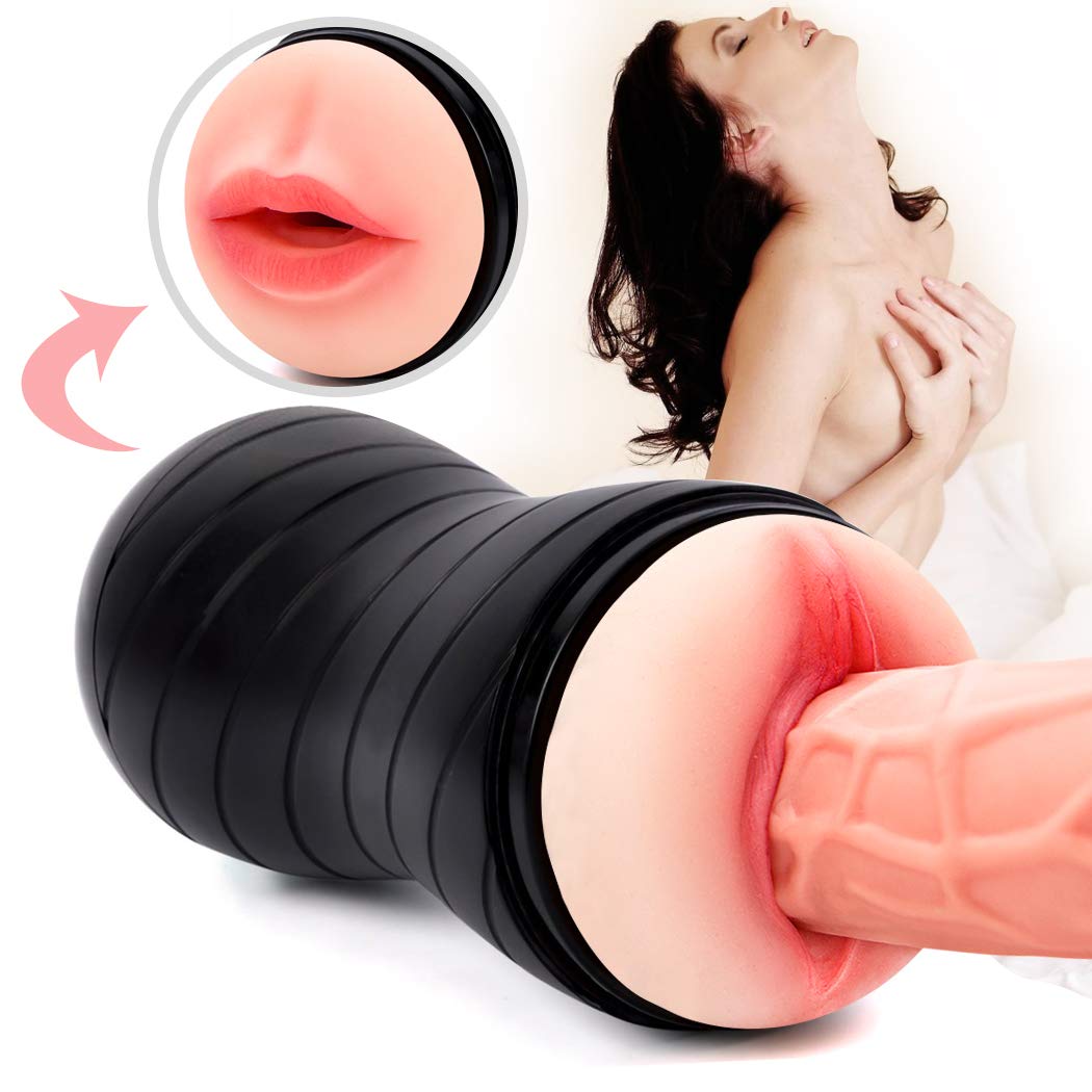 Male Mâsterbrators Toy Realistic Butt,Full Size Six Dolls for Men Lifelike Silicone with 2 Entries Artificial Cup Sëxy Underwear Toys for Men 3D Textured Full Size Body Torso Pocket Portable