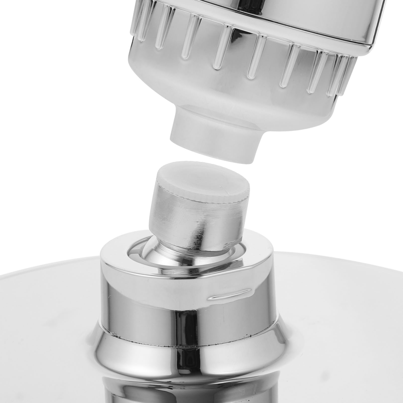 ERINGOGO Filtre Anticalcaire Rotatif avec Douchette Haute Pression et Filtration Multi-Niveaux pour Eau Dure Adapté Salle de Bain