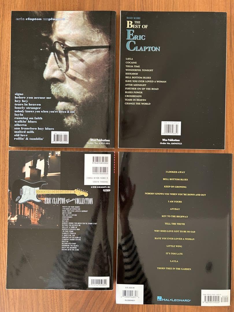 エリッククラプトン 楽譜セット ギター スコア 【公式通販】