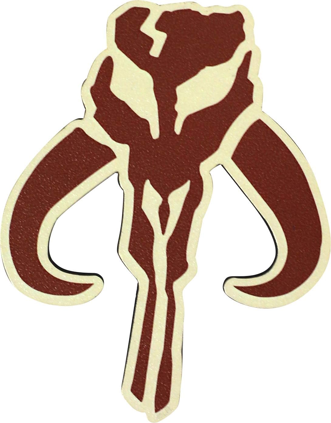 AQUARIUS Star Wars Mandalorian Symbol Funky Chunky Novelty Magnet for Refrigerator, Locker, Whiteboard & Game Room Officially Licensed Merchandise & Collectibles