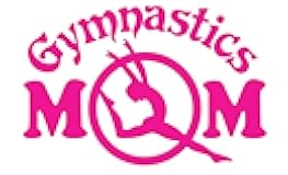 CRDesign Gymnastics Mom Pink Decal Sticker for Car Truck SUV Bumper Window