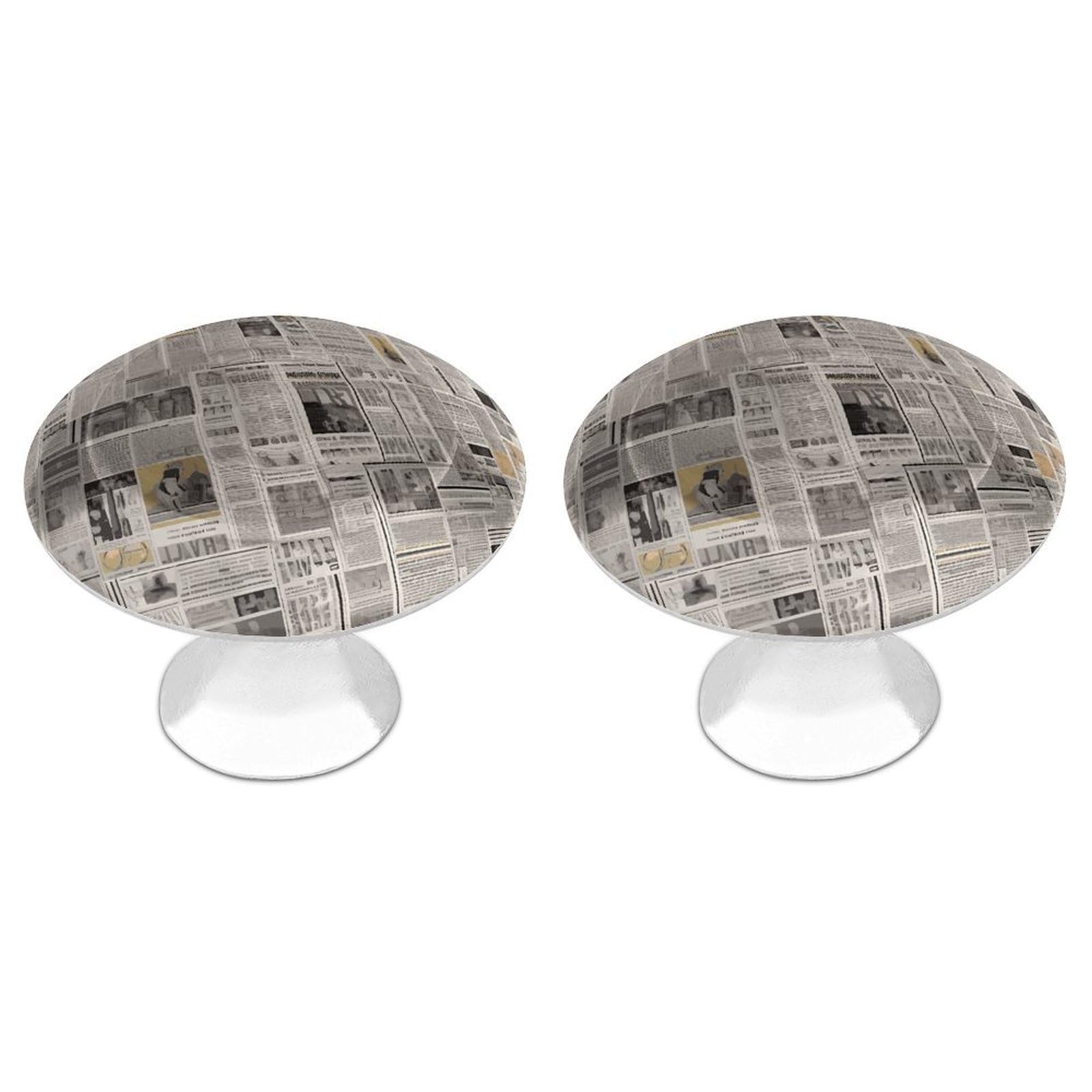 Btcowzrv Style Newspaper 2 Pack Cabinet Knobs Drawer Pulls