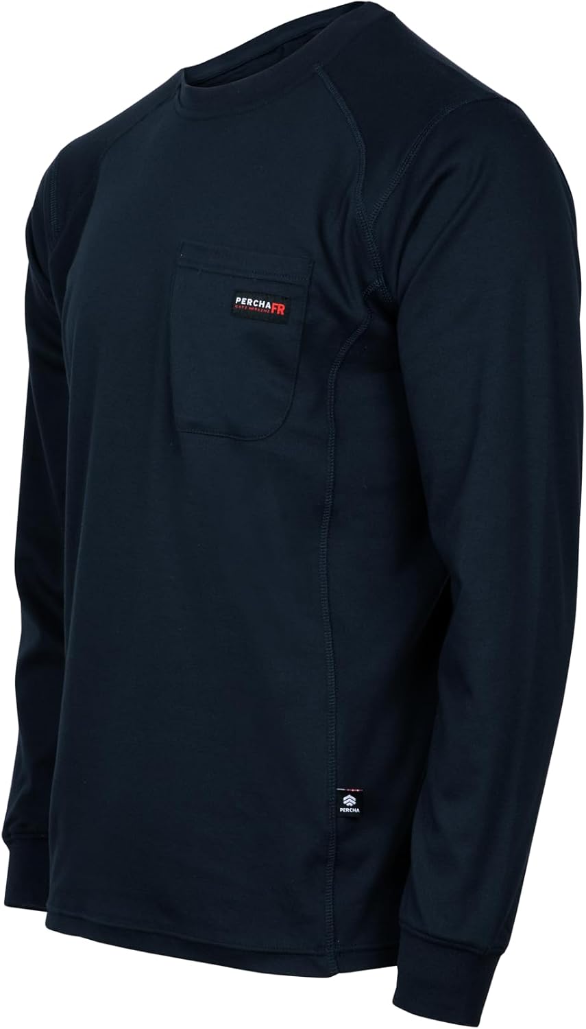 PERCHA FR Shirt for Mens 100% Cotton NFPA2112/CAT2 FR Long Sleeve Shirt