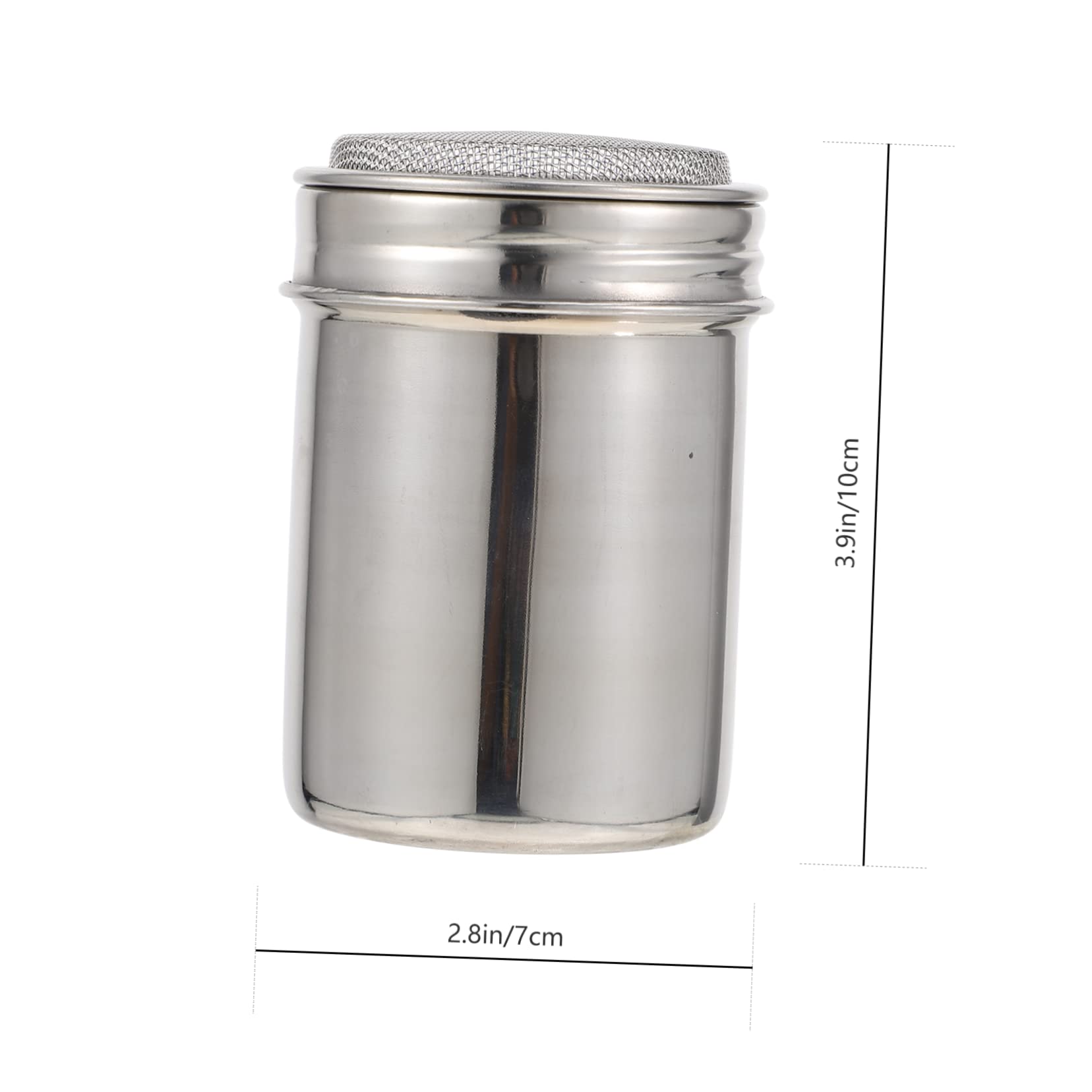 Garneck 304 Stainless Steel Seasoning Spice Jars Easy Clean Salt Jar Pepper Dispenser for Kitchen