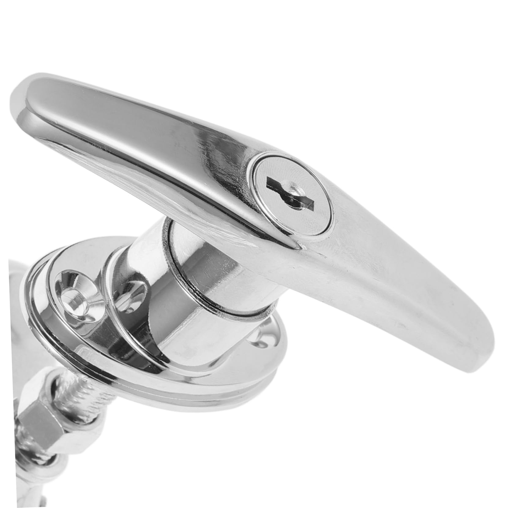 SHINEOFI 5 Sätze Griffschloss Teil Schreibtischschloss Schrankschloss Sperren Schrankschlösser Für Schublade Schlüssel Schubladenschlösser Schließschrank Metallschloss Zinklegierung Silver