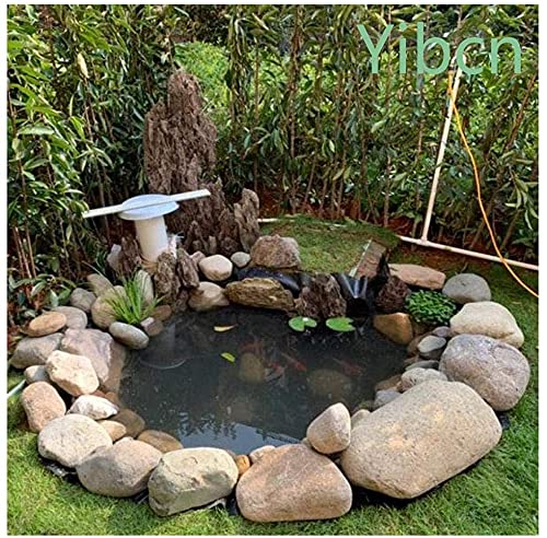 PVC pond liner, zwempond film, flexibele visvijverliner, tuinzwembaden, met membraan versterkte landschapsvormgeving, voor reservoir-rivier-slope-watervallen in de open lucht vijver (afmetingen: 9x9m/29.5x29.5ft) - Image 3