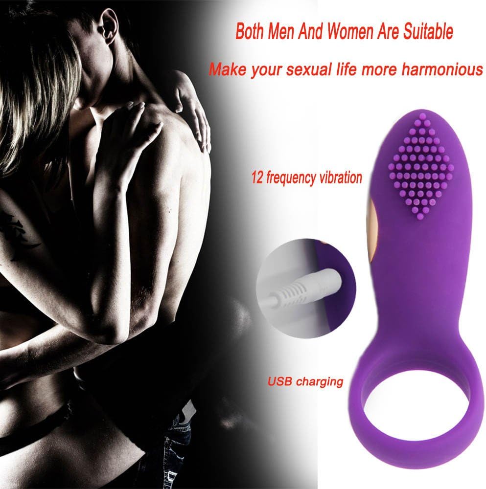 Sex TOYS4 - Anillo para el pene con vibración de 12 ...