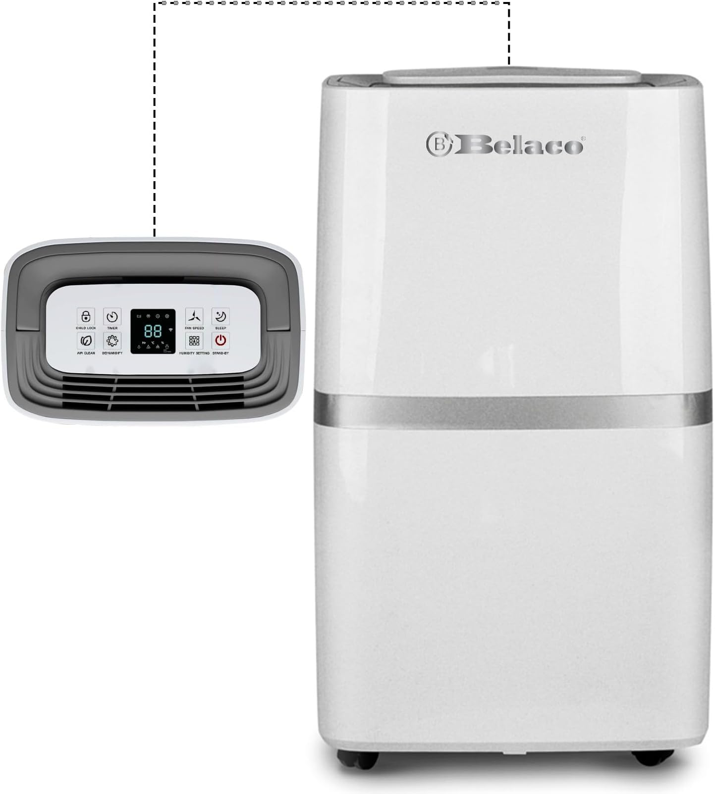 Russell Hobbs RHDH2002 20 Litre/Day Dehumidifier for Damp/Mould