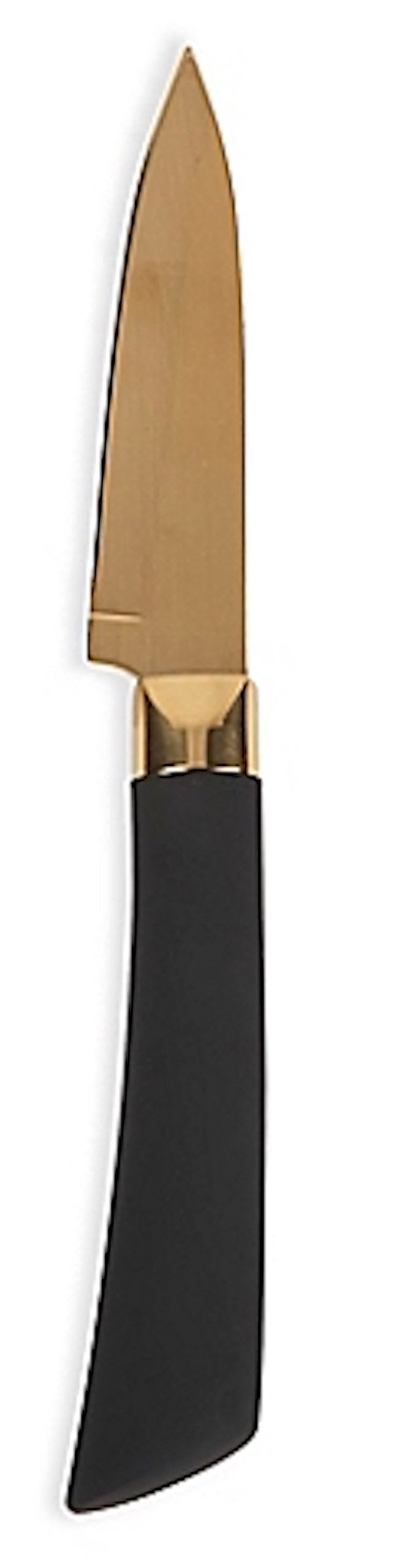 Core Elemental Titanium Coated 3.5" Blade Paring Knife in Rose Gold Copper with Soft Grip Handle