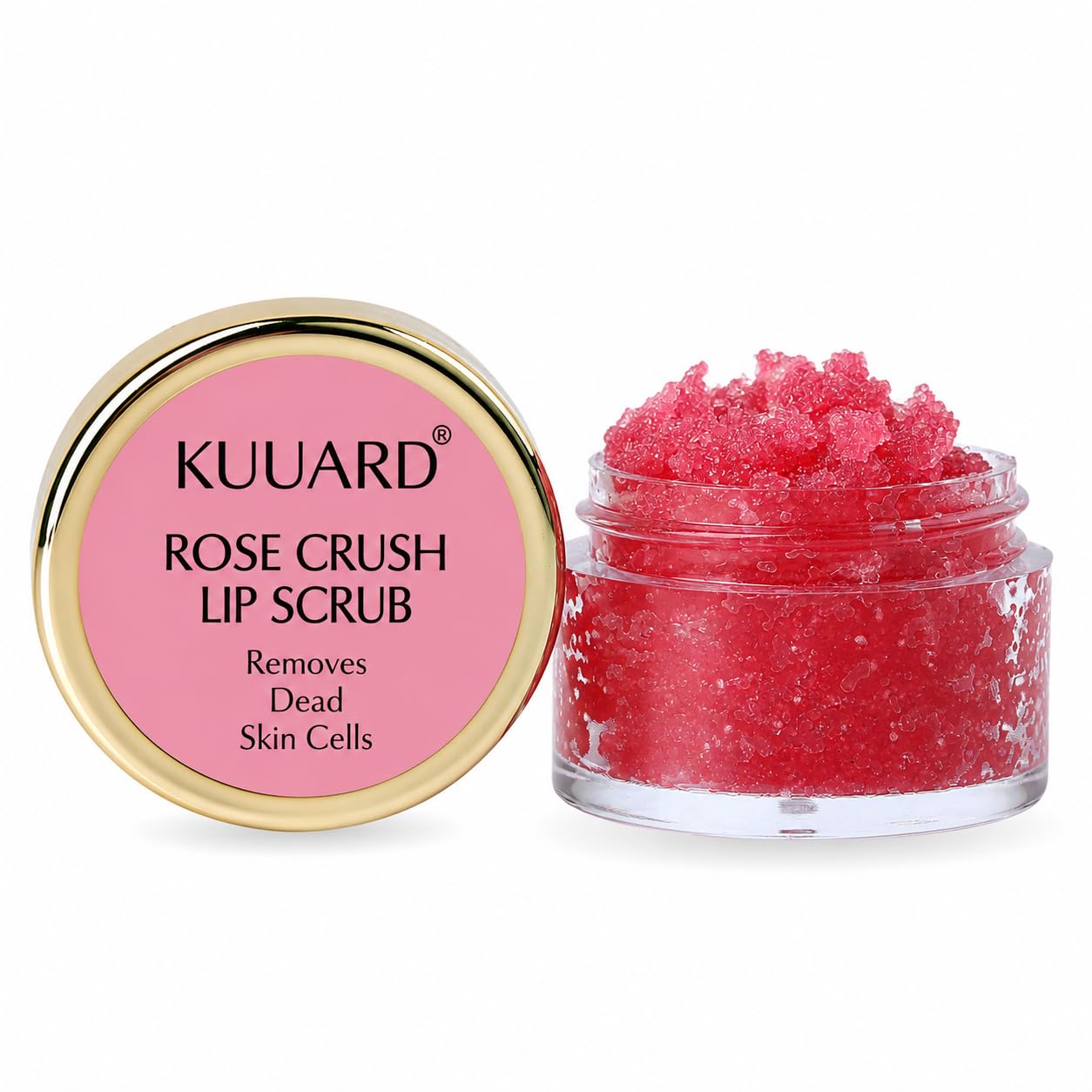Kuuard Rose Crush Lip Scrub | Lip Scrub to Fight Dark Lips, Smoker's Lines & Combat Pigmentation | Lip scrub With Crushed Rose Petal & Mango Seed Butter | Stains Removal Lipcare (15 gm)-image-17
