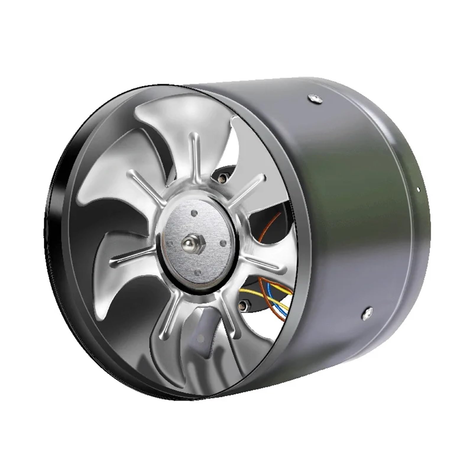Ventilateur de conduit contre l'humidité mini extracteur d'air en métal pour tuyau 4 pouces