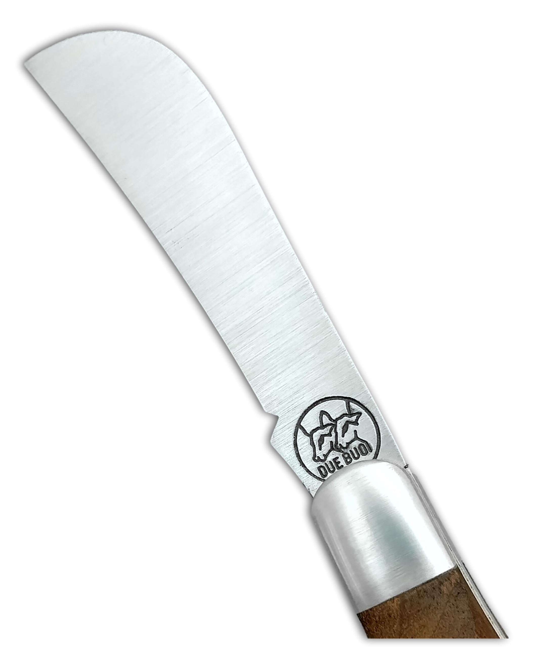 DUE BUOI 260L PLUS Roncola Professionale da Innesto Alberi da Frutto e Giardinaggio per Mancini - Acciaio Carbonio Manico in Legno