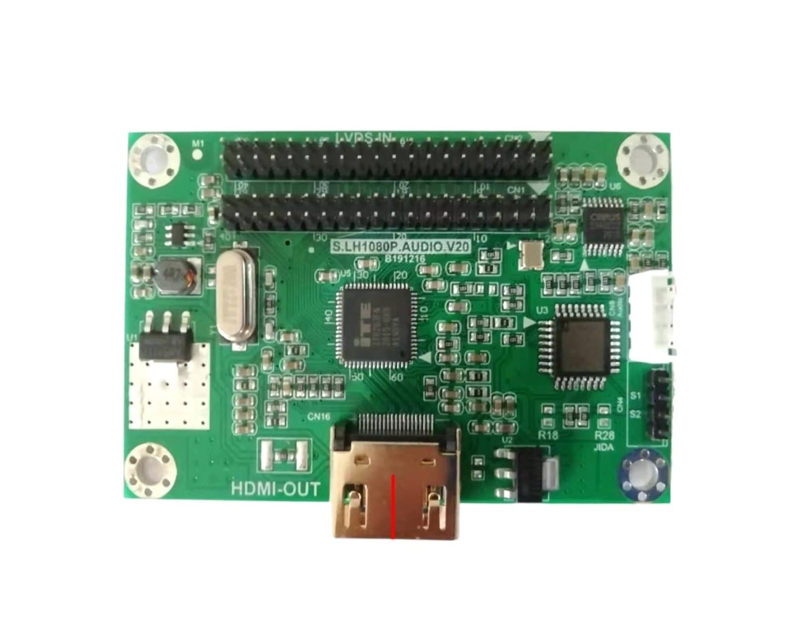 Applicable to Placa adaptadora LVDS a HDMI. Salida a Compatible con múltiples resoluciones: estándar 720P y 1080P(Without Audio)