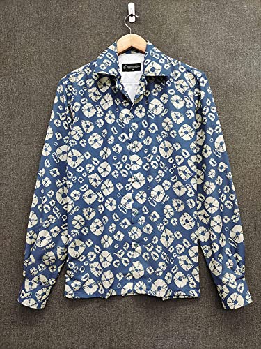 Image of DHRUVI TRENDZ Mens Hawaiian Shirts |Short Sleeve |Casual Button Down| Beach |Vacation| Summer Shirt