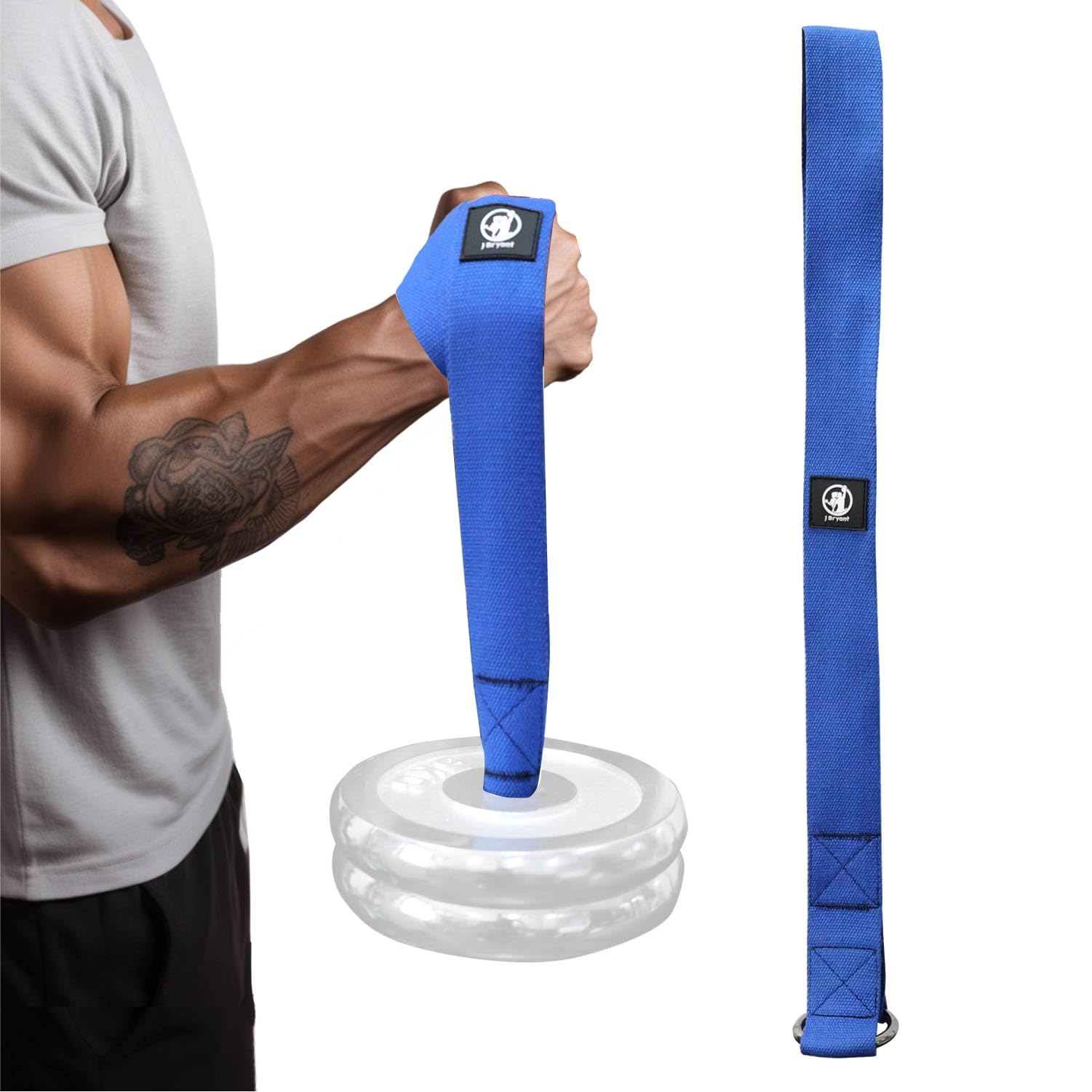 J Bryant Armwrestling Trainingsgurt geeignet für Handgelenk Unterarm und Bizepsübungen kompatibel mit 1 und 2 Zoll Hantelscheiben multifunktionale Fitnessgeräte für zu Hause