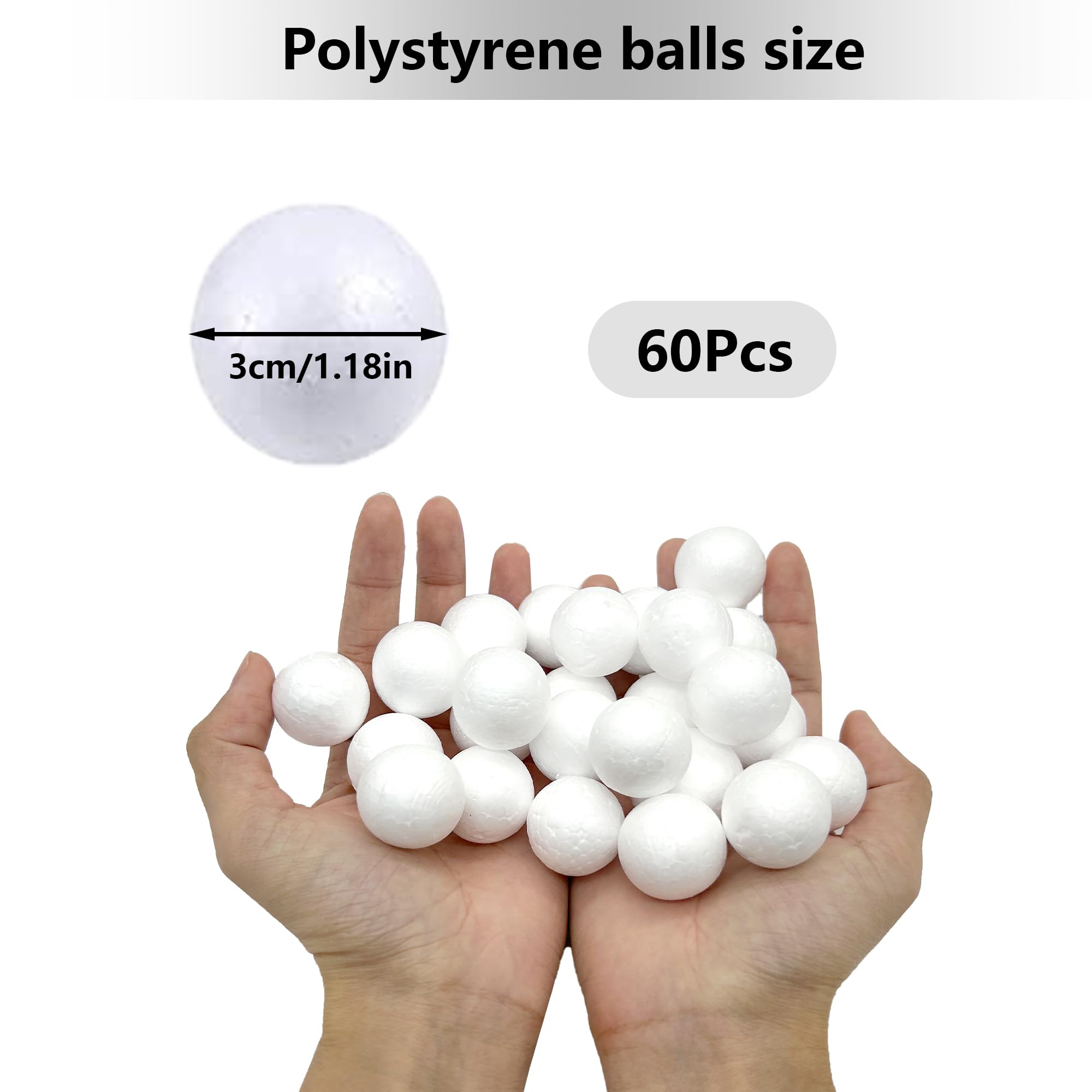 Boules En Polystyrène : Boules Rondes - Le Rêve De Noël