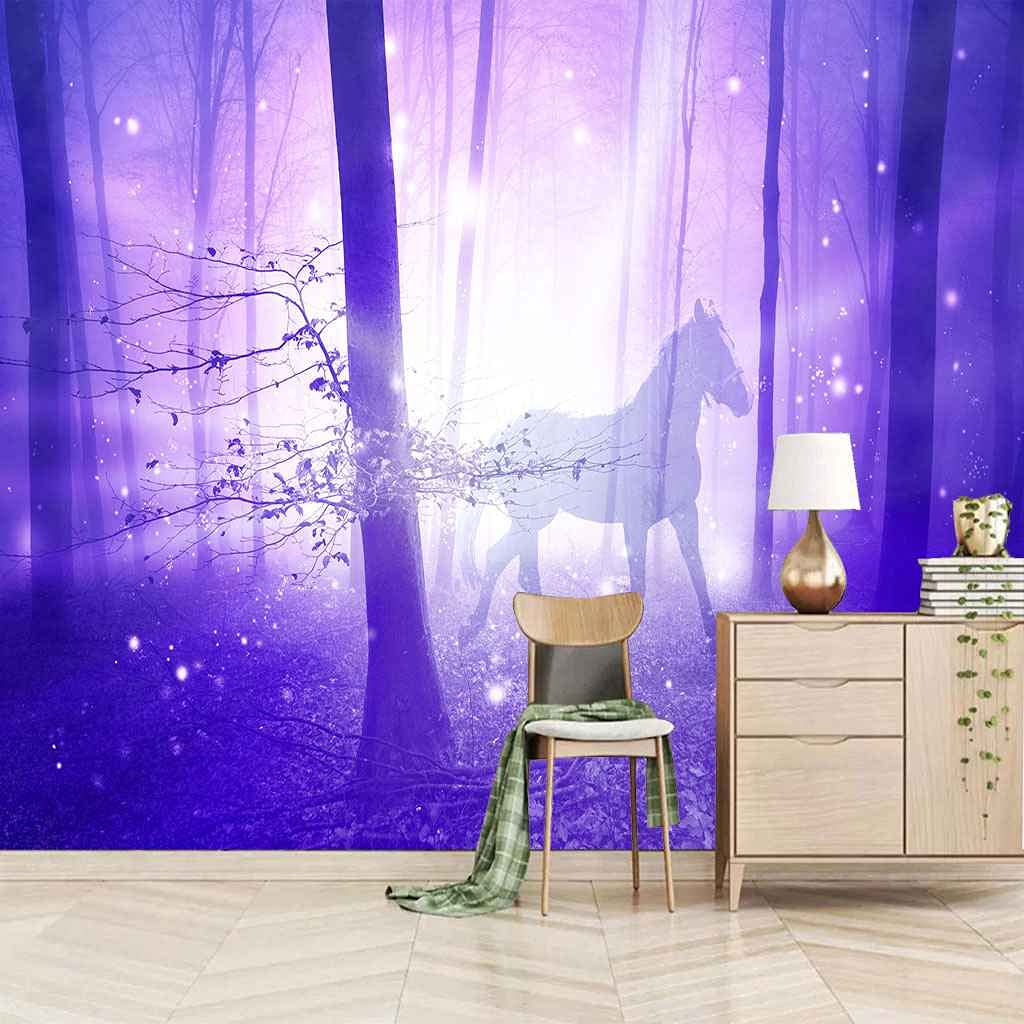 Papier peint personnalisé 350x256 cm pour rénover un mur abîmé facilement