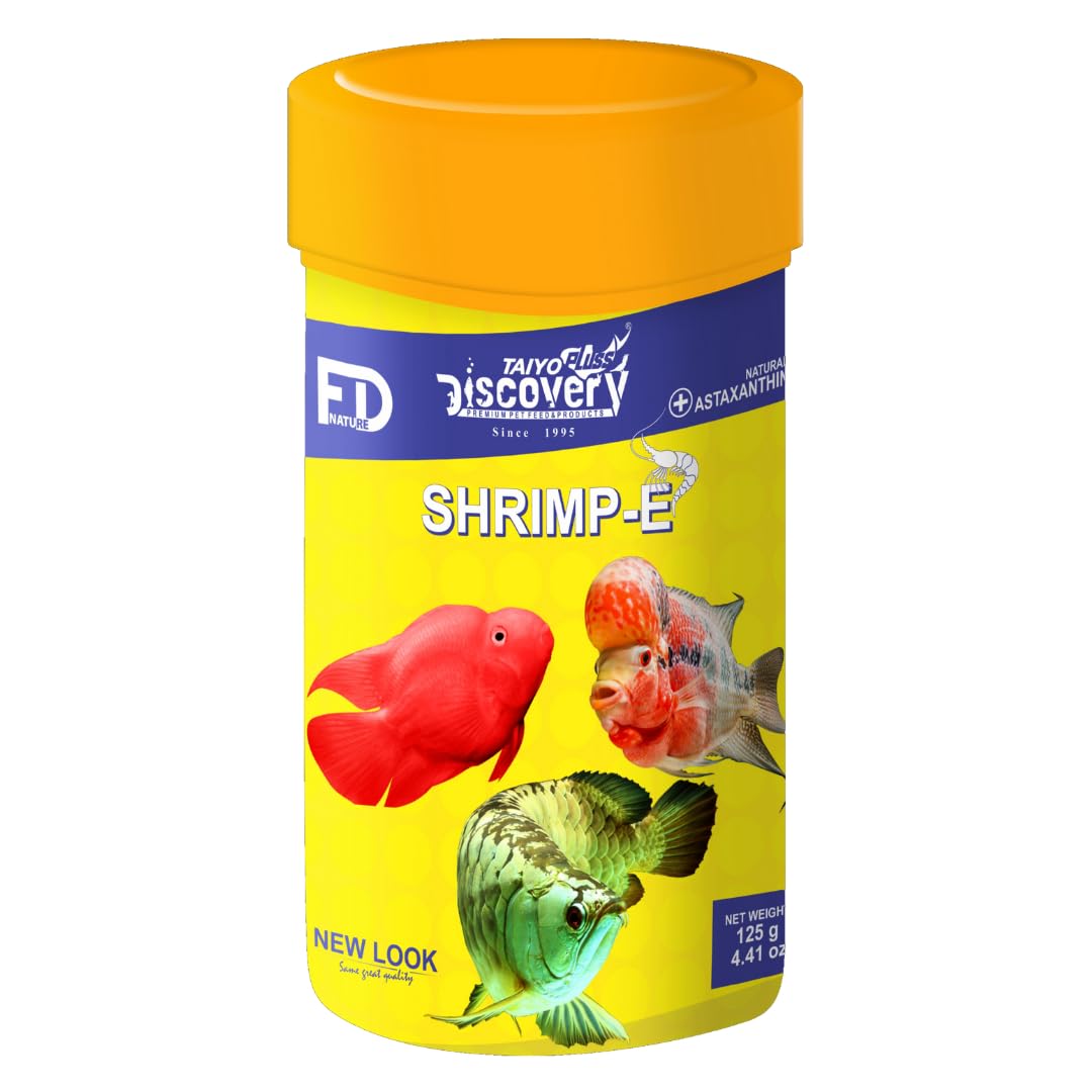 See full amazon price history chart for Taiyo Pluss Discovery Freeze Dried Shrimp - E Fish Food - 125 g (Pack of 1) | Protein Rich Red Shrimp | High Protein Natural Treat for All Aquarium Fishes Taiyo Pluss Discovery Freeze Dried Shrimp - E Fish Food - 125 g (Pack of 1) | Protein Rich Red Shrimp | High Protein Natural Treat for All Aquarium Fishes (B09NW4739F) Amazon Price History, Amazon Price Tracker