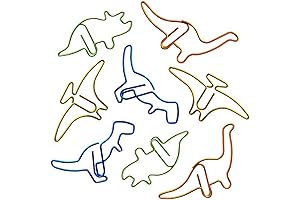 Dino School Supplies: 40pc Creative Dinosaur Paper Clips