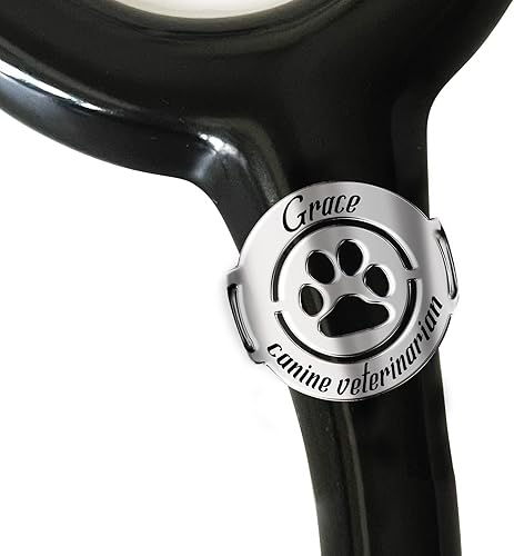 Stethoscope Name Tag Personalized, Custom Stethoscope Charm for Vet Tech, Handmade Stethoscope Accessories ID Charms, Graduation Gift For Nurse