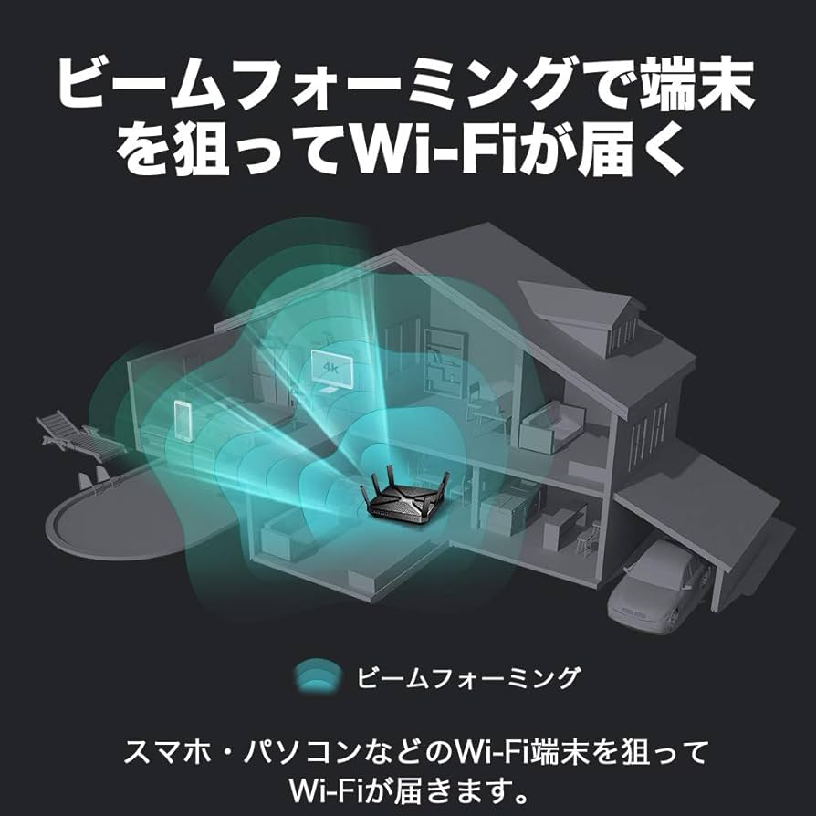 TP-Link WiFi 無線LAN ルーター 1625 + 1625 + 750Mbps トライバンド MU-MIMO リンクアグリゲーション  Archer C4000/A Amazon | TP-Link WiFi 無線LAN ルーター 1625 + 1625 + 750Mbps