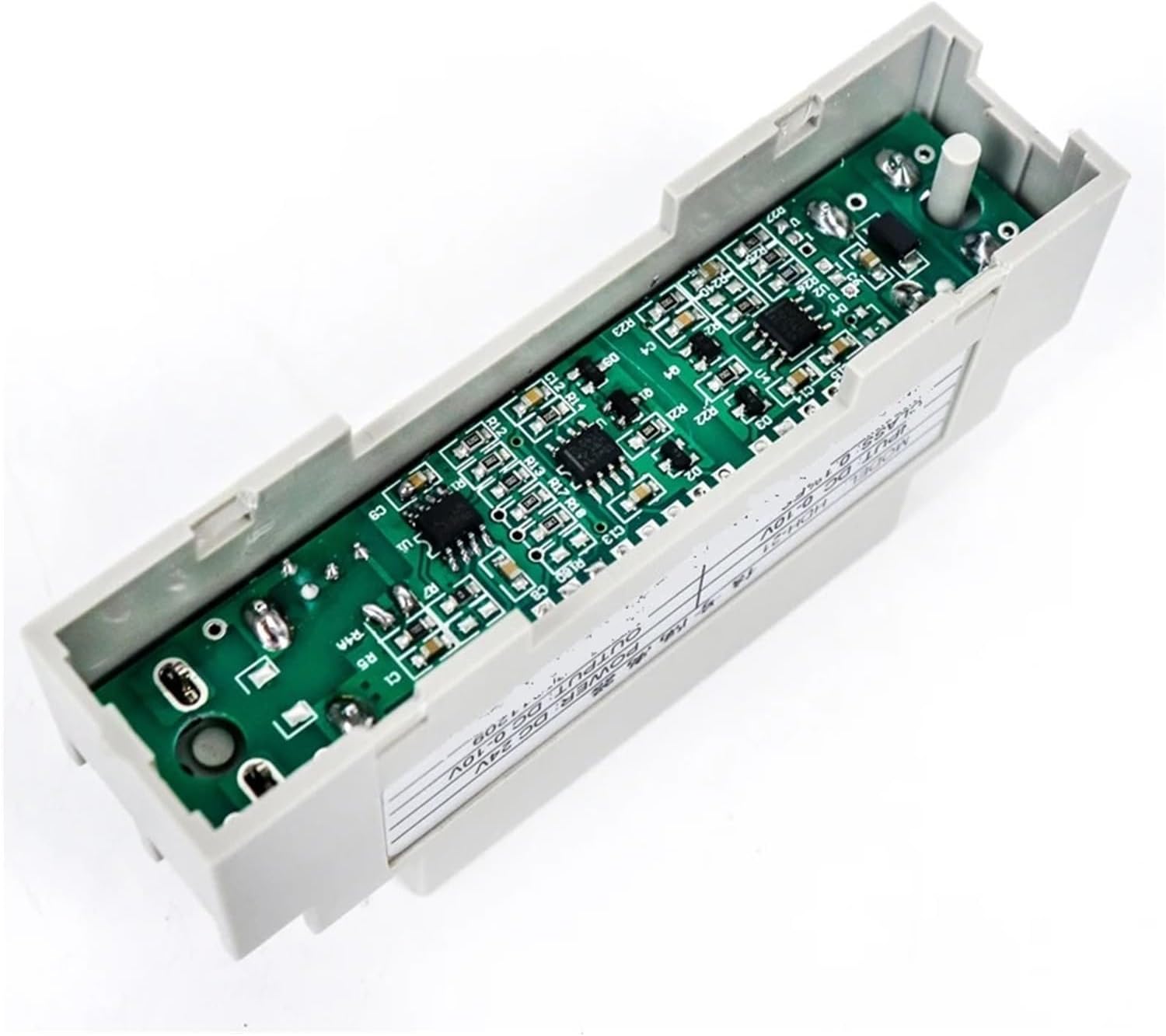 HDH-21 Signal Conditioner Two-Wire Signal Transmitter 420ma Rail DIN Current to Voltage Module 0.5v to 420ma Signal Isolator(0-10V Input_0-10V Output)