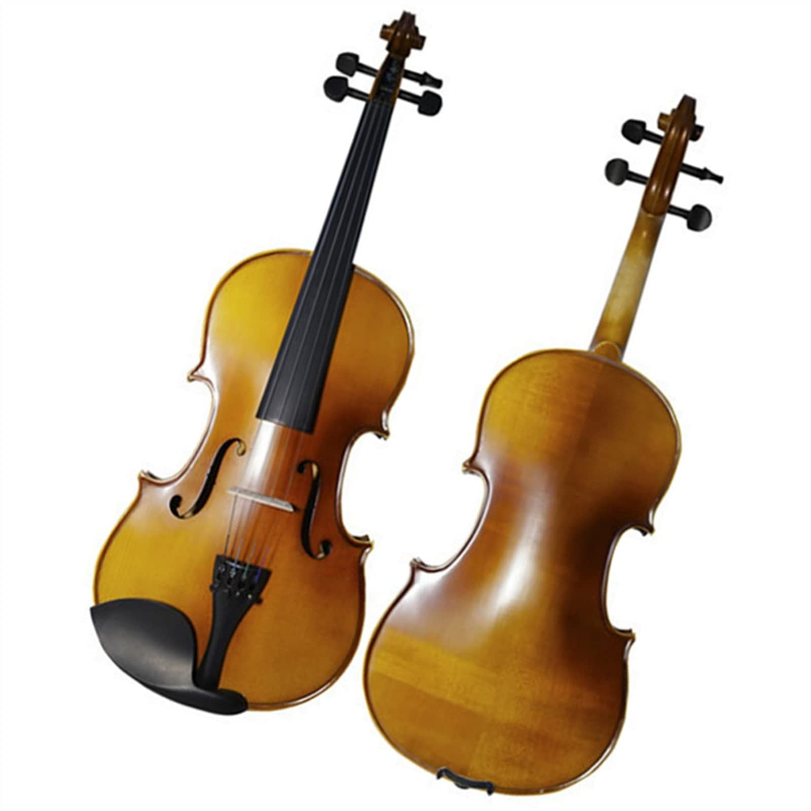 Violinen Maple Matte Violine 4/4 3/4 Geige Anfänger Mit Etui Bogen Saiten Komplettes Set Zubehör Violine (Color : 4/4)