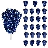 Photo Gallery awaovv 24 pezzi cheerleading pom poms - pellicola con manico in plastica, per adulti, bambini, cheerleader, feste, blu Photo Gallery awaovv 24 pezzi cheerleading pom poms - pellicola con manico in plastica, per adulti, bambini, cheerleader, feste, blu