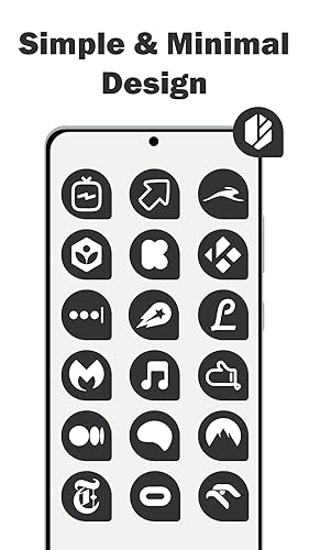 Teardrop Dark - Icon Pack