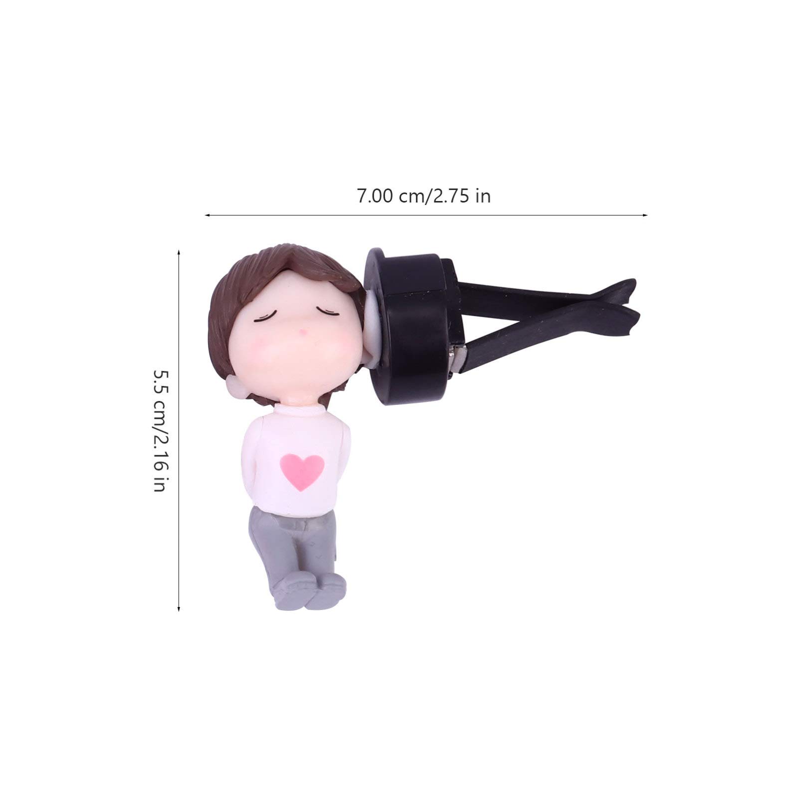 SOLUSTRE 3sets Clip Profumo Auto Cartoon Con Design Diffusore Per Auto Decorazione Elegante e Funzionale Facile Da Usare e Casa Per Amici e Famiglia