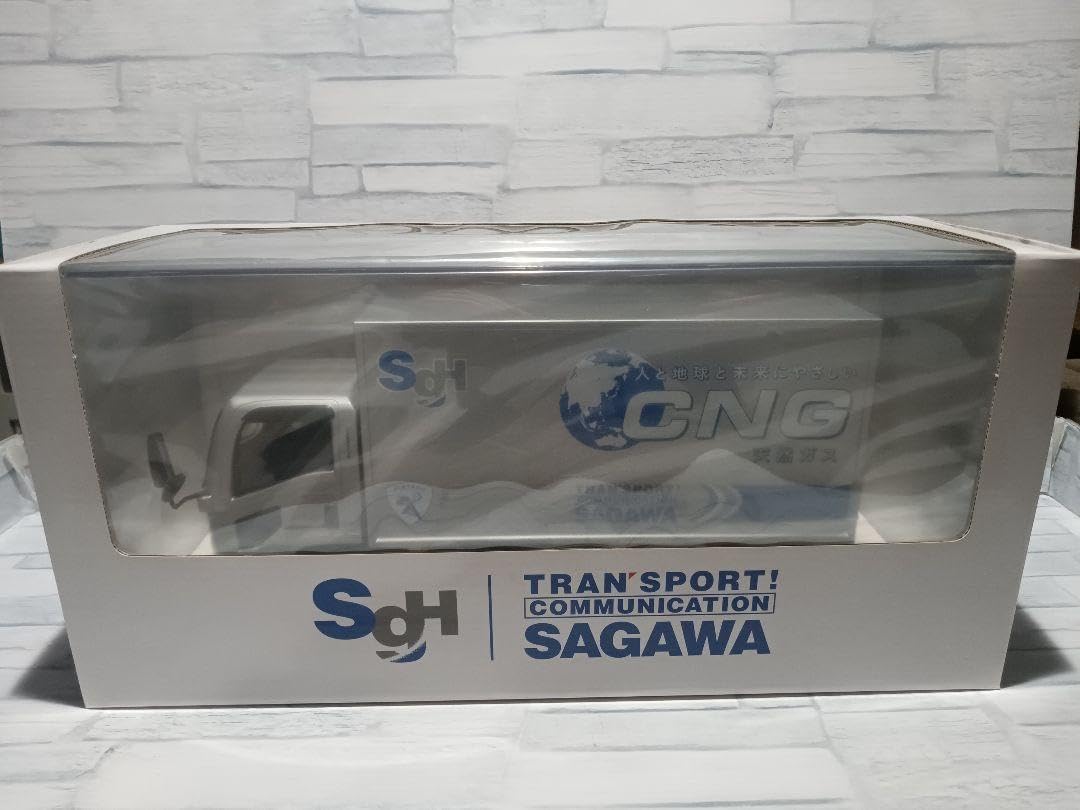 1 24 佐川急便 いすゞ エルフ 4tトラック ミニカー 精密スケール