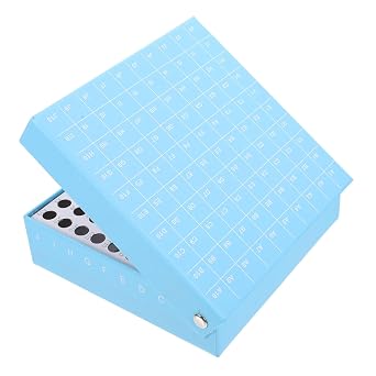 Microcentrifuge Tube Storage Box for Freezer, 100 Grid Capacity
