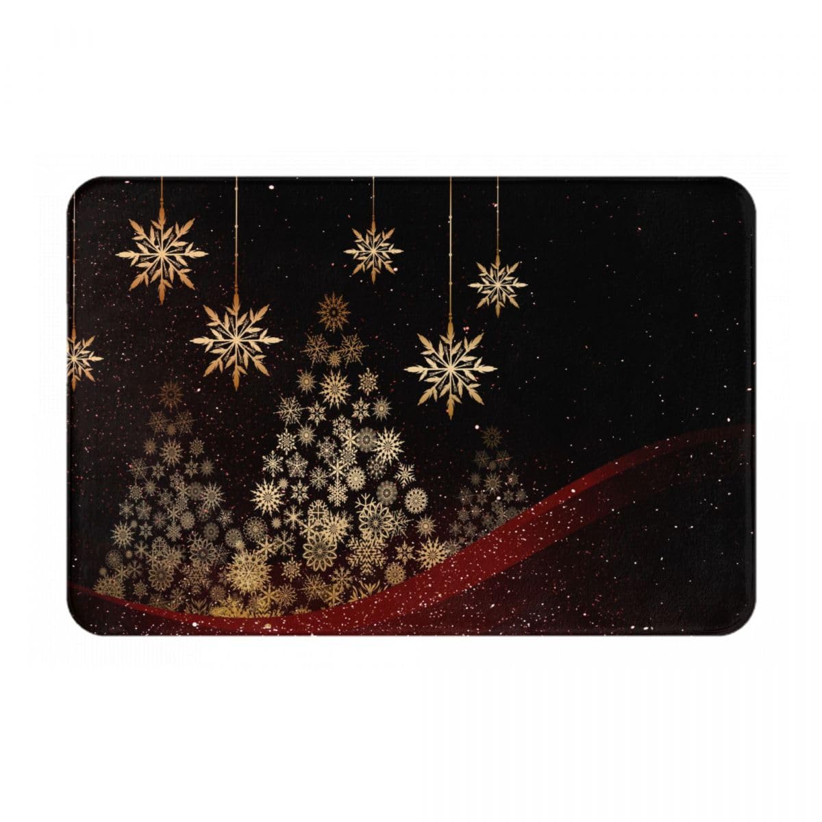 Felpudo Entrada,Copo de Nieve Alfombra Absorbente Entrada Impermeable y Lavable para Atrapar,80 * 120cm Alfombrilla Antideslizante,Pasillo,Cocina,Dormitorio Felpudo de Entrada