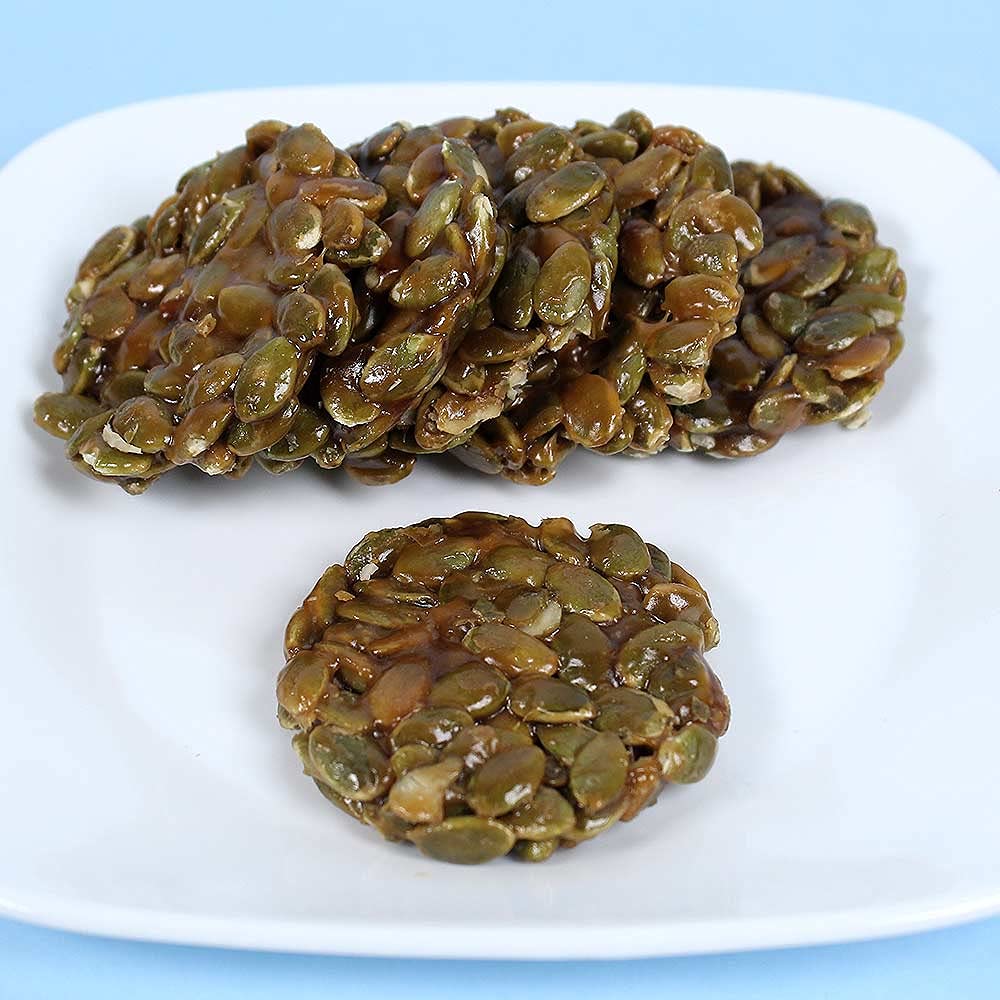 Sitara Foods Pumpkin Seeds chikki Gummadikaya Ginjaala Atchu 250Grams pack-image-19