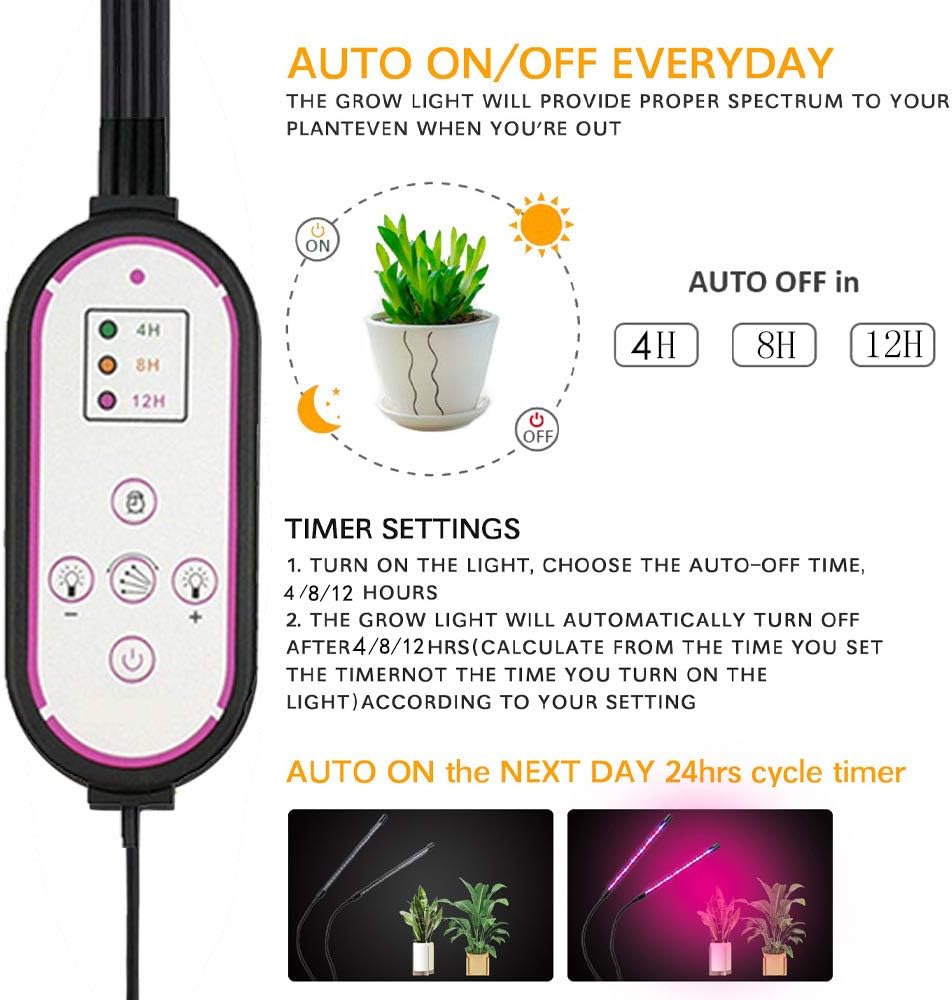 LED Grow Light Full Spectrum Flexible Clip Lamp 5V USB 18W 27W 36W Growing Lamp for Plants Seedling
