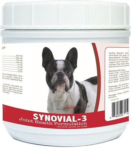 Miniatura 2 de Healthy Breeds Rottweiler Synovial-3 Formulación de salud articular 240 unidades