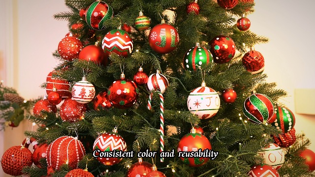 Amazon.com: XmasExp Vintage Christmas Ornaments Set, 9ct