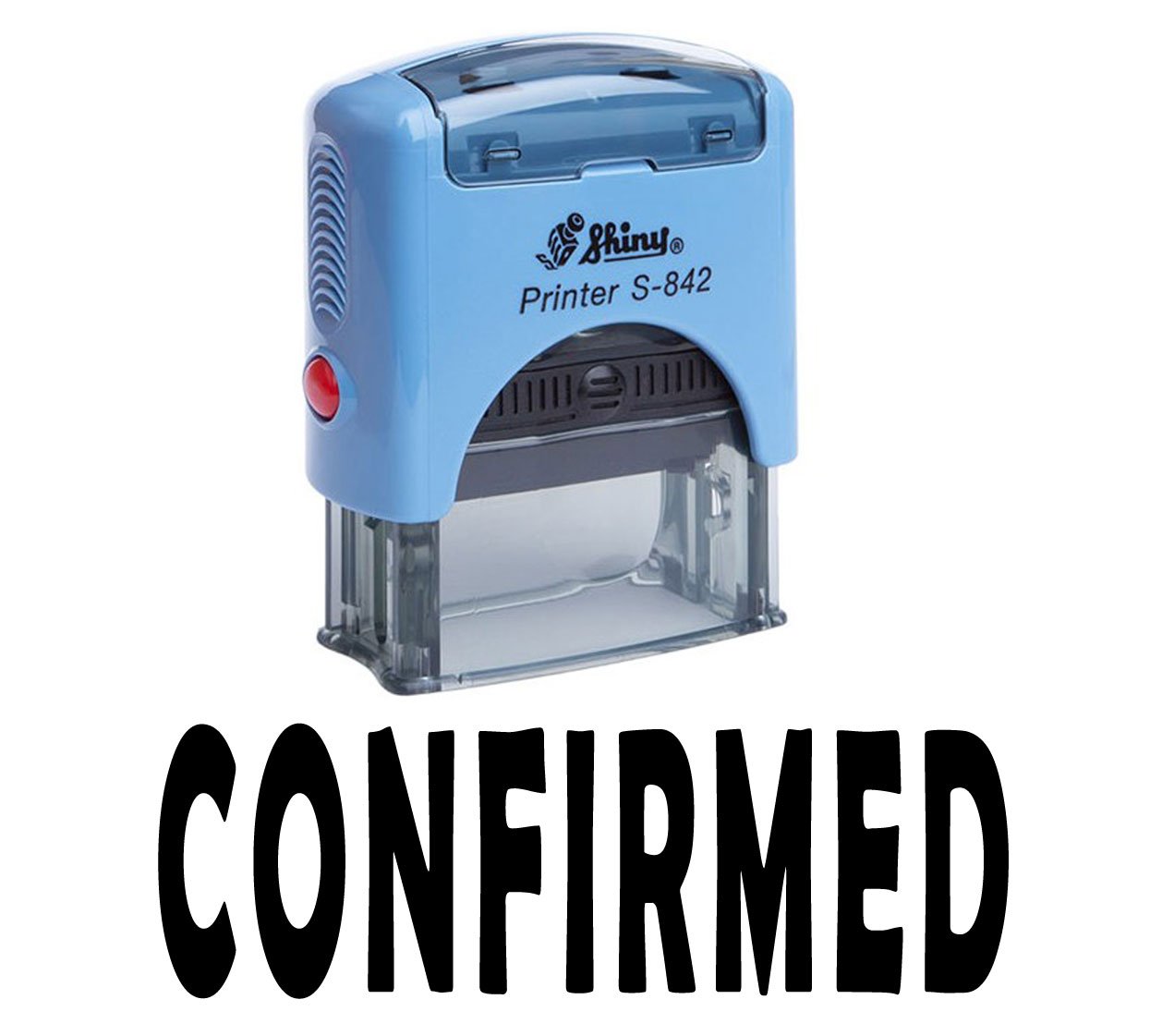 Confirmed Self Inking Rubber Stamp Custom Shiny Office Stationary Stamp