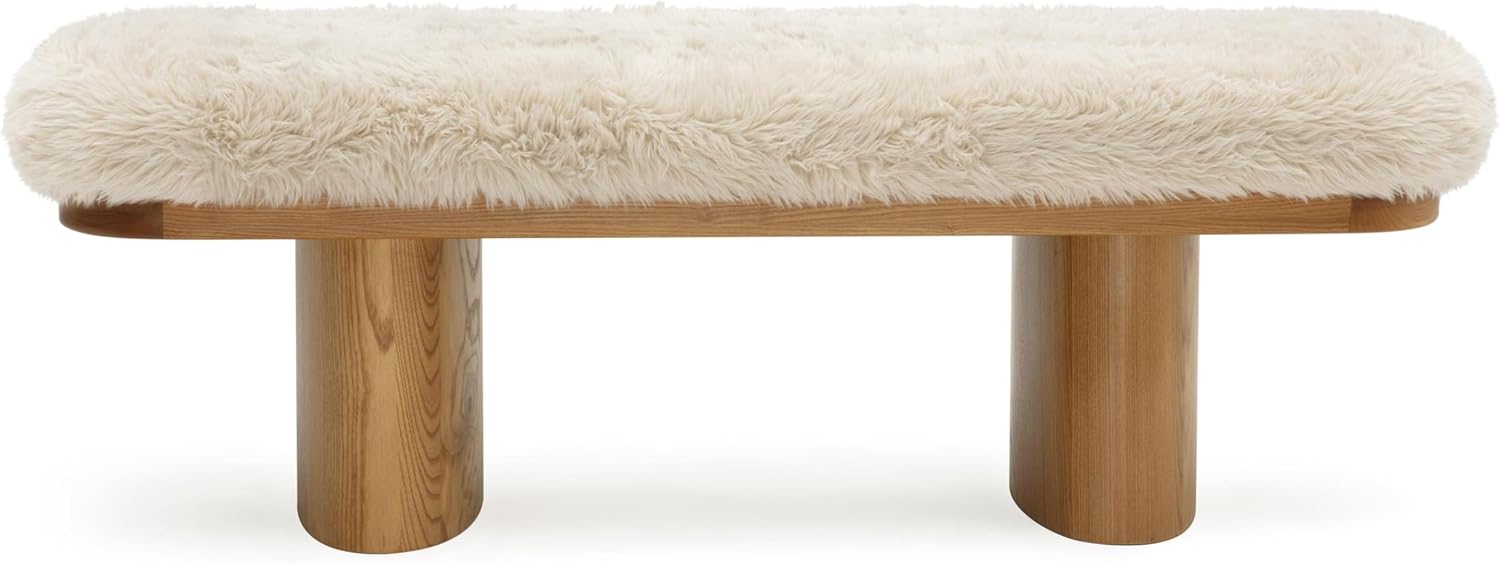 First of a Kind Bench in Natural Ash Wood