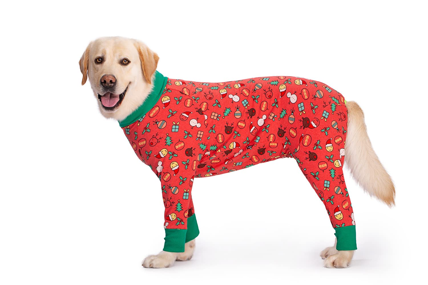 BT Bear Large Dog Clothes, Elastic Pet Onesie Clothes Protect Joints Anti-hair Anti Licking