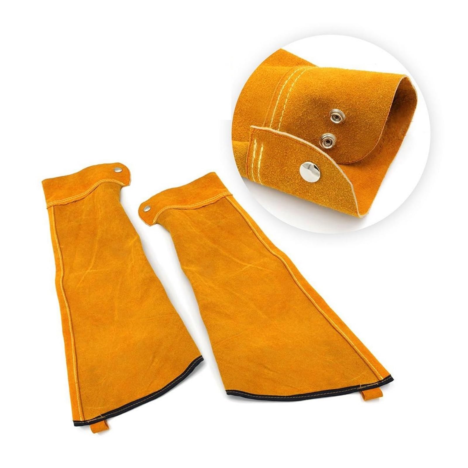 Welding Supplies Heat Resistant Welding Arm Sleeves Button Closure Safety Work Spark Resistant Protection Arm Guard Welder Anti Fire Stitched