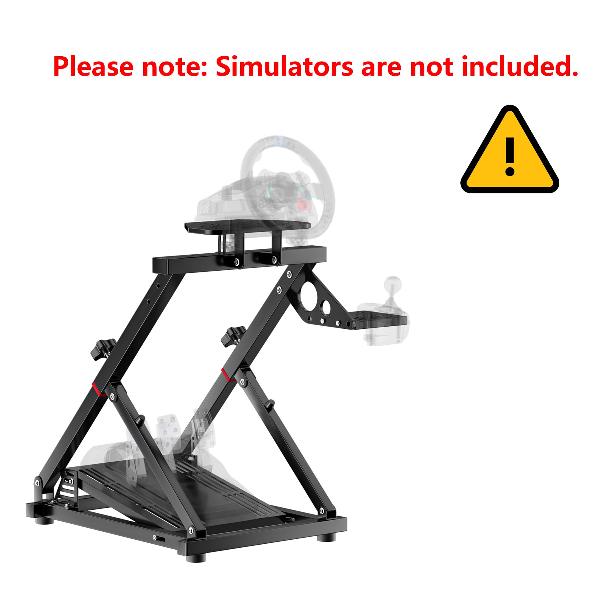 Supporto per Volante da Corsa, Pieghevole Inclinabile Supporto Volante compatibile con Logitech G29 G920 G923 compatibile con Thrustmaster T248 T300 – Xbox PS4 PS5 PC