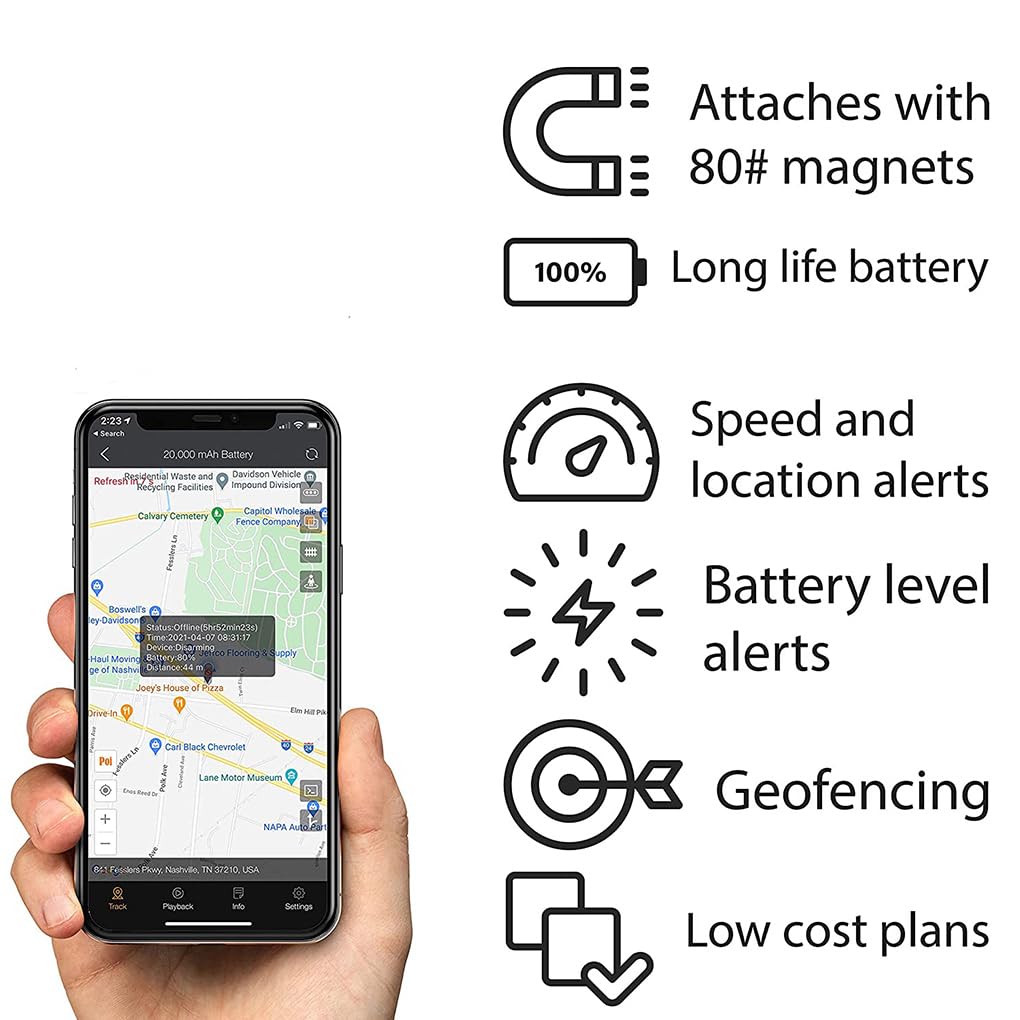 Dispositif de Suivi étanche IP67 à Piles 4G de traqueurs de GPS