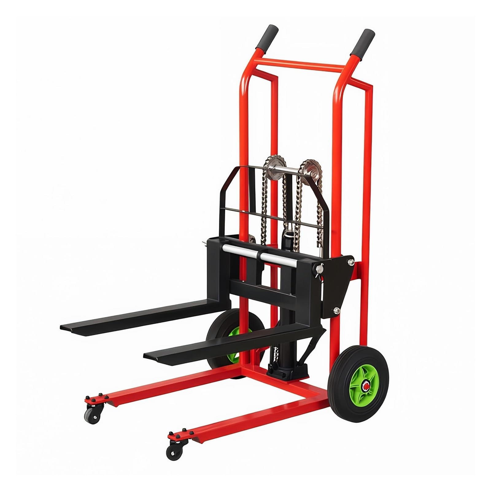Pallet Truck Hydraulic Pallet Stacker 260kg Hand Lift Fork Truck for Workshop Loading